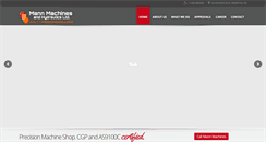 Desktop Screenshot of mannhydraulics.com