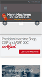 Mobile Screenshot of mannhydraulics.com