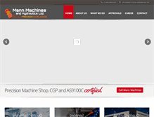 Tablet Screenshot of mannhydraulics.com